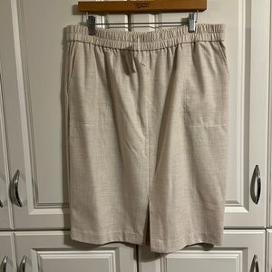 Loft skirt cream color size L